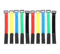 BAZEITFLOW Enrouleurs réglables pour Poteau, 10Pcs, Nylon, Sangles de Canne, Accessoires de pêche pour Canne à pêche en extérieur