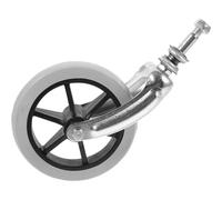 BAZEITFLOW Ensemble Fourche Et Roue Grise 6 Pouces Pour Fauteuil Roulant, Roulette Pivotante Roulements Haute Performance, Accessoire Essentiel Pour Entretien