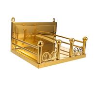 BAZEITFLOW Étagère Murale Acier Inoxydable pour Bouddha Chinois Table de Méditation Support Guanyin et Guan Gong pour Statue et Offrandes Décoration Murale Élégante