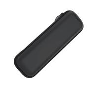 BAZEITFLOW Étui de Protection Rigide Noir pour Pencil Coque Étanche Cuir Synthétique avec Ceinture Maillée Fixe et Fermeture Éclair Compatible Stylet Tactile Rangement et Résistant pour