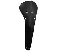 BAZEITFLOW Étui Protecteur en PU pour Ciseaux de Couture, Housse Réutilisable Noire, Protège Lame, Accessoire pour Travaux de Couture Artisanale