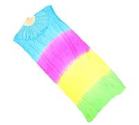 BAZEITFLOW Fan de soie longue dégradé danseur Dansant matériel dame mariage éventail en tissu soie de danse éventails pour éventails en soie éventails de danse soie