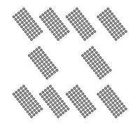 BAZEITFLOW Feuilles de Marqueurs Réfléchissants Pet Suivi Précis des Mouvements Dynamiques Lot de 10 pour Scanner 3D pour Production de Films et Développement de Jeux