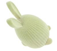 BAZEITFLOW Figurine de Lapin de Pâques en Résine Vert Clair 1 Pièce, Décoration de Table Festive pour Maison et Bureau, Ornement Animal Printanier pour Fête et Présent de Saison