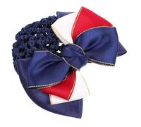 BAZEITFLOW Filet à Cheveux pour Chignon Professionnel Femme, Taille Unique, Maille Fine, Couleurs Trois Tons Bord Doré, Adapté pour Travail en Hôtellerie et Restauration