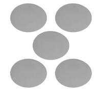 BAZEITFLOW Film pour Lumière LED Ambiante 100 Mm Rond Noir 5 Feuilles Autocollantes, Filtre Couleur pour Éclairage Intérieur et Extérieur, Modificateur de Teinte Léger et Translucide