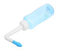 BAZEITFLOW Flacon de Rinçage Nasal 300 Ml Portable à Pression pour Adultes et Garçon et Filles, Pot Souple Manuel Vanne Réglable, Nettoyant Nasal et Compact, Usage Quotidien et Soins Nasaux