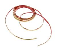 BAZEITFLOW Garniture Dorée Autocollante en Plastique, Bande Décorative Murale Flexible de 5 Mètres, Coupe Facile pour Couvrir Joints et Fissures, pour Décoration Intérieure