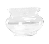 BAZEITFLOW Glass Decorative Fish Bowl Transparent Terrarium Planter for Hydroponic Flowers and Goldfish Home Desk Décor