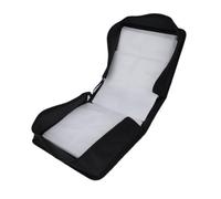 BAZEITFLOW Grand de Rangement CD DVD Disques Noir Capacité Extérieur Rigide Zippé avec Poignée Confortable Organisateur Portable pour Stockage Vidéo et Média Pochette Pratique pour Voyage et