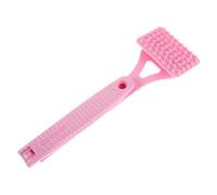 BAZEITFLOW Gratte-Dos Pliable Rose avec Long Manche, Outil Multifonction pour Massage et Grattage des Zones Difficiles d'Accès, Accessoire Portable pour Hommes et Femmes, Accessoire