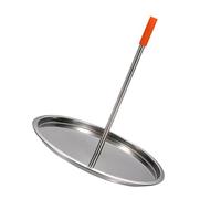 BAZEITFLOW Grille de Rôtissage Poulet en Acier Inoxydable Bac Récupérateur pour Barbecue et Camping, Support Vertical Antiadhésif Multifonction pour Cuisson Extérieure, Couleur Aléatoire