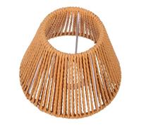 BAZEITFLOW Handmade Paper Rope Lampshade Vintage Woven Pendant Light Shade For Restaurant Hotel Home Decor Artisan Craft Floor Lamp Shade DIY Unique Design