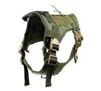 BAZEITFLOW Harnais pour Chiens Renforcé Gilet Respirant Oxford Confortable et Adapté Aux Chiens de Travail Allemand pour Promenade