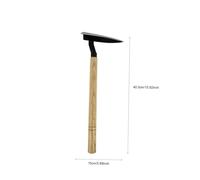 BAZEITFLOW Houe de Jardin Acier avec Manche Outil Portable Multifonction pour Désherbage Bêchage et Préparation Sol Pratique pour Amateurs de Jardinage