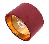 BAZEITFLOW Housse de Lampe en Tissu Doublure Dorée en Velours, Abat-jour Élégant et Facile à Retirer pour Chambre et Salon, Accessoire Décoratif Simple et Moderne