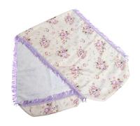 BAZEITFLOW Housse de Protection Guzheng avec Motif Floral Ancien Accessoire Décoratif et Anti-poussière pour Piano et Guzheng et Facile à Ranger Couleur Violette