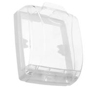 BAZEITFLOW Housse de Sonnette Étanche Transparente Compatible Modèles Protection Pluie Facile à Installer pour Sonnette sans Fil Extérieure