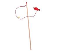 BAZEITFLOW Interactif de Noël pour Chat Peluche Douce de Teasing avec Cloche Dintérieur pour Soulagement du Stress et Renforcement du Lien Affectif