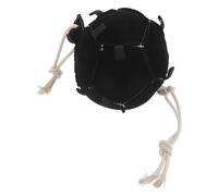 BAZEITFLOW Interactif pour Chevaux Balle Distributeur de Friandises en Tissu Résistant Noir, pour Séances D'entraînement et Régulation de L'alimentation