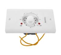 BAZEITFLOW Interrupteur Thermostatique de Chauffage 800w Rhéostat Réglable, Commande Thermique pour Ventilateur de Cheminée Électrique, Remplacement Rapide pour Poêle Mural, Contrôle Précis