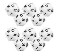 BAZEITFLOW Jeu de Dés Alphabet 20 Faces 40PCS pour Enfants Jeu de Société et de Lettres Apprentissage du Vocabulaire en t Camping