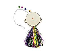 BAZEITFLOW Jouet Miroir Suspendu pour Poules Et Coqs Tambour Double Face avec Pendants Stimule Curiosité Et Activité Physique des Volailles Anti-Solitude Et Divertissement pour Animaux De COM