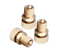 BAZEITFLOW Kit 3 Vis de Purge en Cuivre pour Pompe Haute Pression 30 Mpa Soupape de Purge D'air Automatique de Rechange pour Compresseur Accessoire Industriel et Sécurité