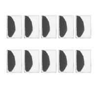 BAZEITFLOW Kit de 10 Boîtes de Poudre de Fer Magnétique Noir en Plastique et Fer, Léger, pour Démonstration de Champ Magnétique, Outil Éducatif pour Expériences Physiques et Études