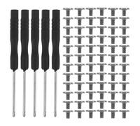 BAZEITFLOW Kit de Vis de Montage SSD avec Tournevis de Précision pour Réparation Pc et Ordinateur Portable Vis Métalliques pour Fixation Disque Dur et Carte Mère