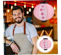 BAZEITFLOW Lanterne Japonaise Suspendue Forme de Citrouille Étanche Décoration pour Restaurant Bar Maison