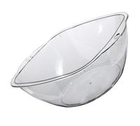 BAZEITFLOW Lavabo De Salon Transparent En Plastique Moyen, Bassine De Lavage Visage Résistante Et Solide, Usage Domestique Et Professionnel, Design Épais Pour Soin Peau