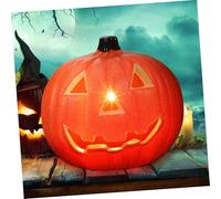 BAZEITFLOW LED Citrouille Lumineuse Décoration de Fête Halloween Lanternes Décoratives pour Intérieur et Extérieur Ambiance Halloween Party