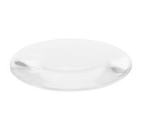 BAZEITFLOW Lentille Biconvexe En Verre 90 Mm Transparente Double Convexité Lentille Optique Pour Enseignement Scientifique Physique Loupe Optique Petit Format Usage Laboratoire Éducatif