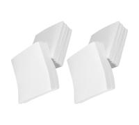 BAZEITFLOW Lingettes Nettoyantes sans Poussière 6x6 Pouces en Cellulose Blanche, 300 Pièces par Pack, Absorption Rapide de Sébum, Lingettes Sèches et Humides pour Lentilles, Équipements