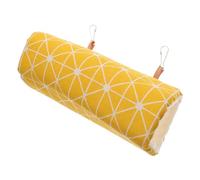 BAZEITFLOW Lit Tunnel Chaud Nid Confortable en Coton Jaune m pour Chinchillas, Cochons D’Inde, Écureuils Petit Animal - Tunnel De Repos Quatre Saisons pour Hamster Et Perroquets