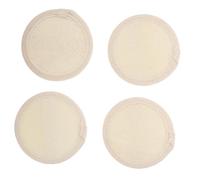 BAZEITFLOW Loofah Pads Set For Facial Cleansing And Makeup Removal Natural Exfoliating Sponges Suitable For All Skin Types Multi-frame Puff And Hydrating Face Care