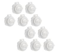 BAZEITFLOW Lot de 10 Caches-boutons de Sécurité Anti-appui pour Démarrage Voiture et Machine à Laver, Protection Garçon et Filles, Verrouillage Interrupteur, Plastique Solide, Usage