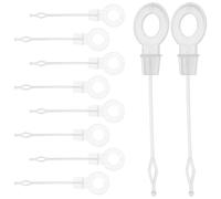 BAZEITFLOW Lot de 10 Outils Déboucheur Réfrigérateur en Plastique Perforé, Léger et Compact, Accessoire Cuisine pour Entretien et Drainage des Canalisations de Froid