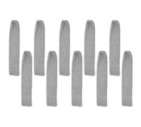 BAZEITFLOW Lot de 10 Recharges en Microfibre Flexible et Lavable pour Plumeau Dépoussiérant sous Meubles, Tissus D’ameublement et Interstices, Chiffon Réutilisable pour Nettoyage Lit, Canapé