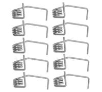 BAZEITFLOW Lot De 10 Ressorts De Séparation Pour Réfrigérateur Charnières De Porte De Réfrigérateur Argent