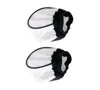 BAZEITFLOW Lot De 2 Abat-Jours en Tissu pour Lampe Flash Photo Accessoire Photo Professionnel Diffuseur Doux Et Léger Utilisation en Studio Et Extérieur Couleur Blanche