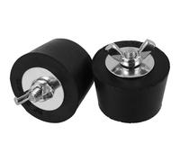 BAZEITFLOW Lot de 2 Bouchons D'expansion pour Piscine Extérieure Diamètre 38 Mm en PVC Renforcé Écrou Inoxydable Accessoires Hivernage Piscine Résistants au Gel