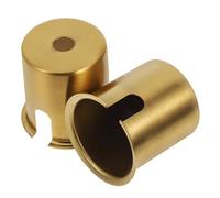 BAZEITFLOW Lot de 2 Douilles E27 Vintage en Métal Plaqué Cuivre Accessoires pour Lampe de Table Murale Compatibles Ampoules Standard Installation Intérieure Décorative