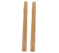 BAZEITFLOW Lot de 2 Manches de Marteau en Bois de 37cm, Poignées Pratiques et Remplaçables, Adaptées aux Marteaux à Griffes pour Jardinage et Aventures en Plein Air