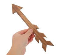 BAZEITFLOW Lot de 2 Panneaux Fléchés Décoratifs en Bois Massif pour Boîte aux Lettres Style Rustique Vintage Ornements Muraux Résistants aux Intempéries pour Jardin et Entrée Extérieure