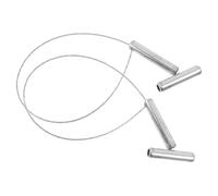 BAZEITFLOW Lot de 2 Perches de Capture en Métal pour Cochons Outil Multifonction de Contrôle des Animaux Équipement Agricole Robuste pour Ligature et Contention du Bétail en Élevage