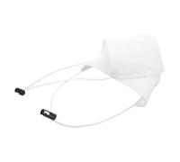 BAZEITFLOW Lot de 2 Protège-Talons en Tissu Résistant à L'Usure Adaptés aux Chaussures Plates et Talons Jusqu'à 8 CM Protection Anti-Frottement pour Conduite Unisexe Blanc Fixation