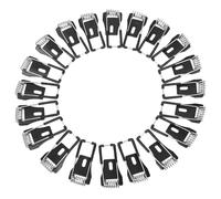 BAZEITFLOW Lot de 20 Clips à Ressort Robustes pour Spots Encastrés, Fixation Sécurisée pour Panneaux Lumineux Led, Accessoires Éclairage Encastré pour Plafonniers, Compatible Installation