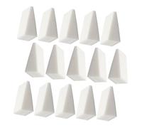 BAZEITFLOW Lot de 20 Éponges à Maquillage de Coin 5 X 3 Cm, Éponge Douce et Élastique, Applicateur Multifonction pour Nail Art Dégradé, Femme, Usage Professionnel et Débutant, Manucure